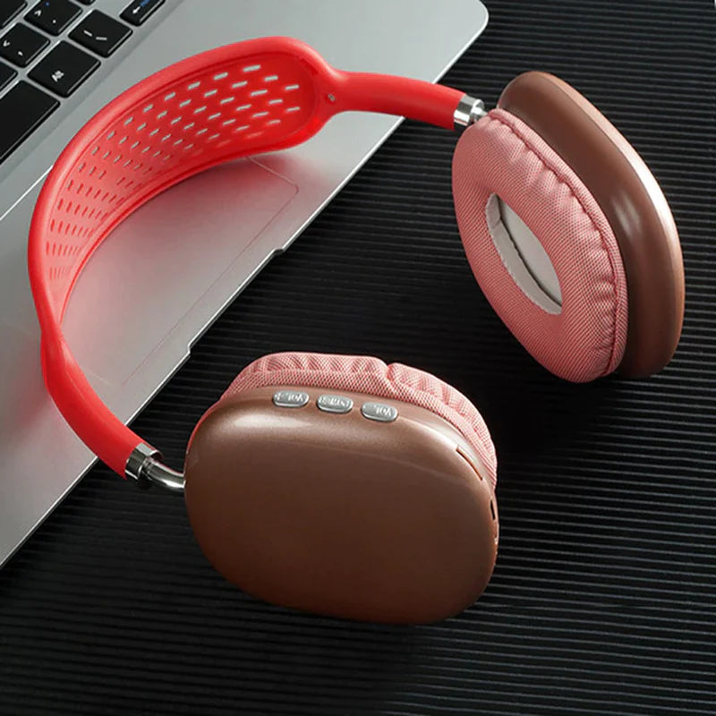 P9 Wireless Bluetooth Headphones with Mic Noise Cancelling Headsets Stereo Sound Earphones Sports