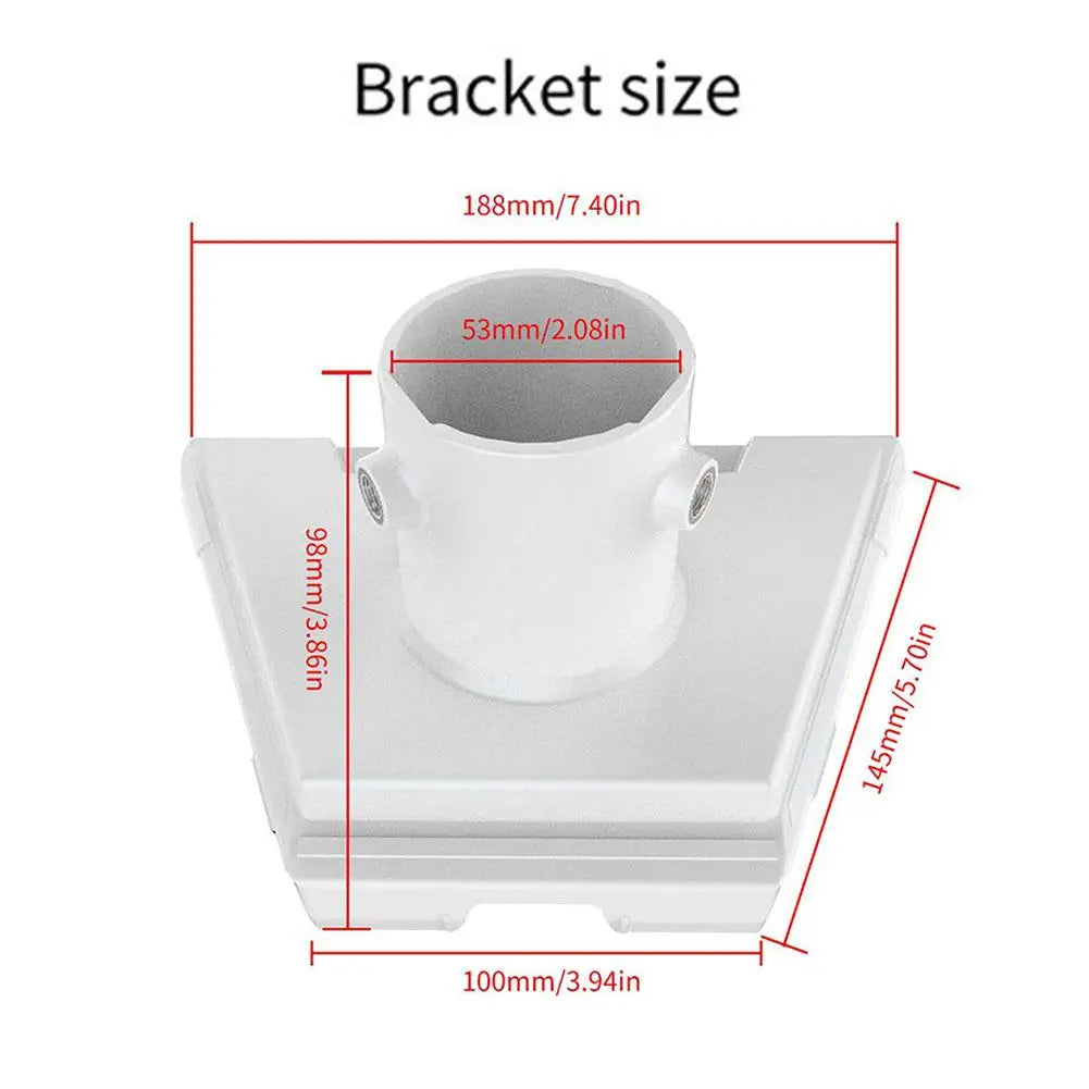 1 Set for Starlink Gen3 Pipe Adapter Roof Wall Mount Connecting Rod Mount Stand Roof Adapter Holder Standard Connector