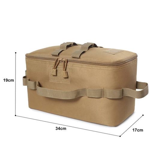 Outdoor Camping Picnic Bag Storage Bag Picnic Hiking Meal Bag Large Storage Lamp Tableware Bag 캠핑가방 캠핑용품 Picnic Camping Supplies