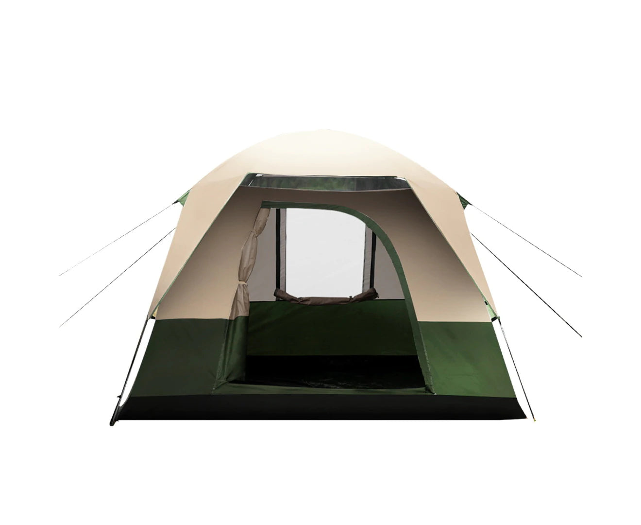 Family Camping Tent 4 Person Hiking Beach Tents Canvas