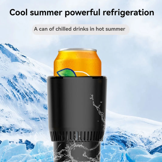 2 in 1 Cooling Heating Mug Holder with LCD Digital Temp Display DC12V Keep Beverage Cool Warm