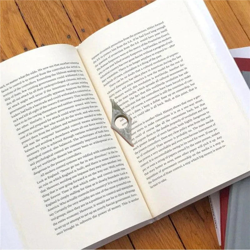 Book Opener Holder Book Page Holder for Reading Resin Thumb Book Holder