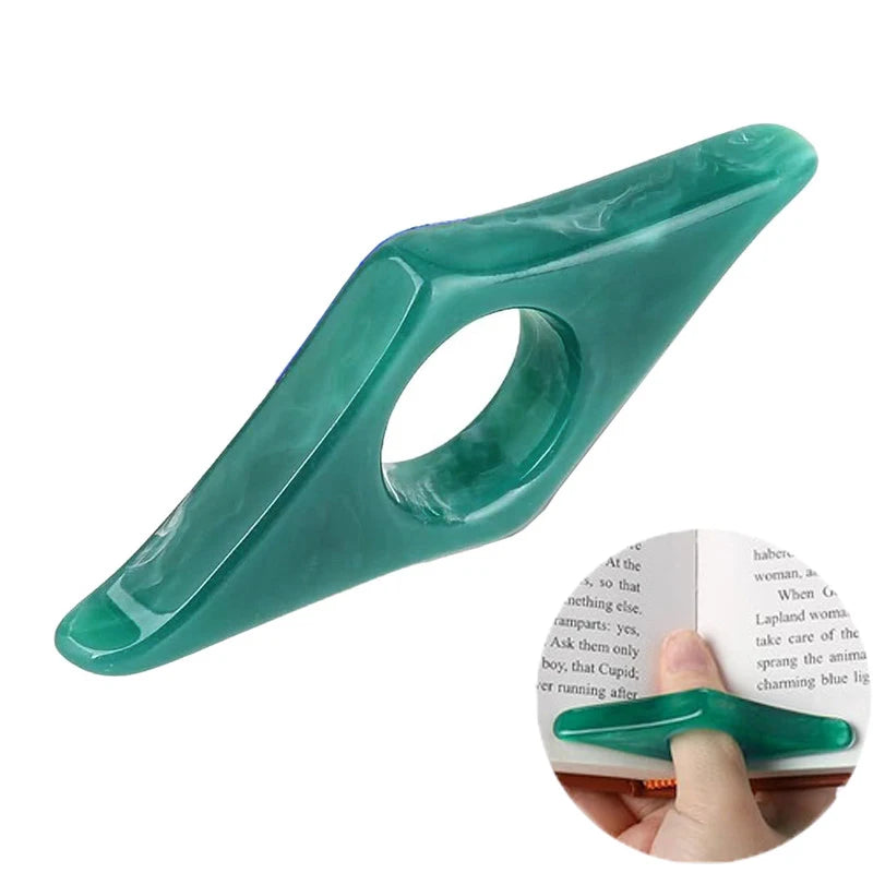 Book Opener Holder Book Page Holder for Reading Resin Thumb Book Holder