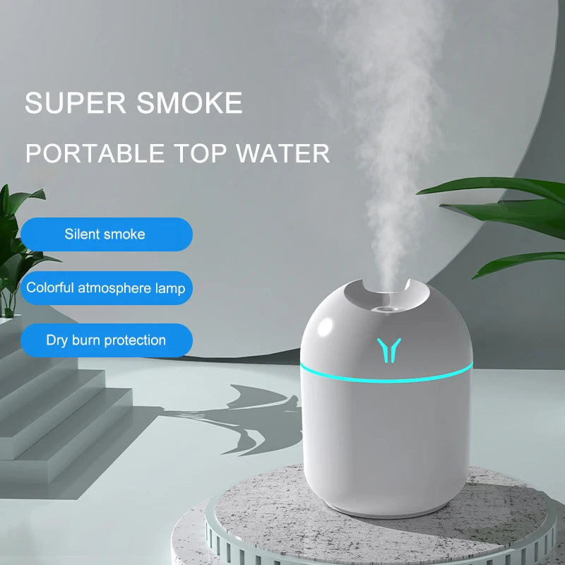 Air Aromatherapy Humidifiers Diffusers Essenti Oil Ultrasonic Humificador Mist Maker Home Car Freshener Office Desk Cool Fogger